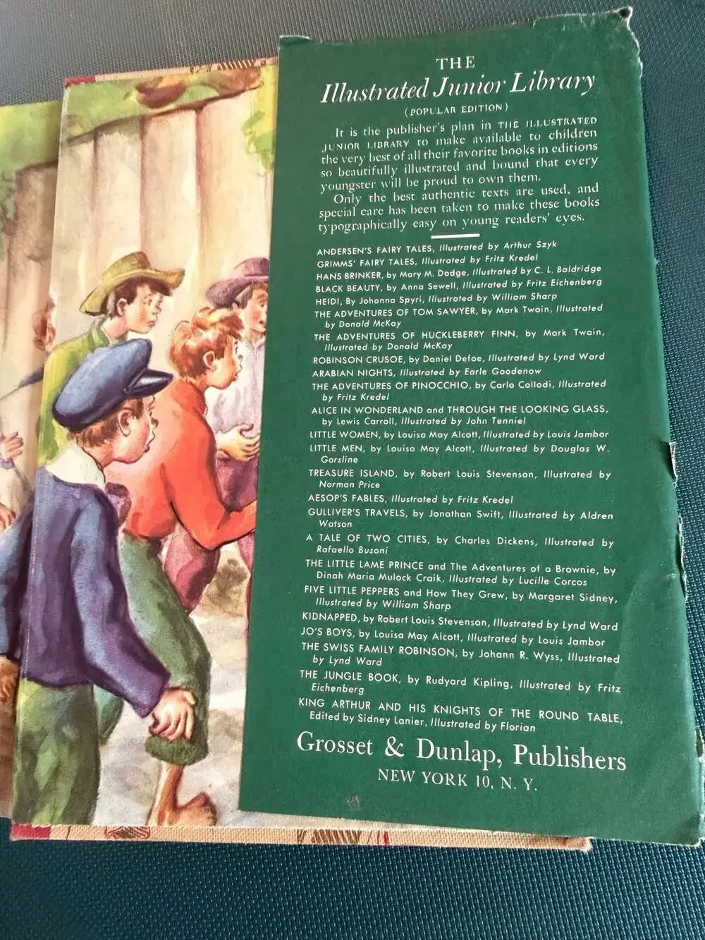The Adventures of Tom Sawyer by Mark Twain (1946 Illustrated Junior Library, Gro